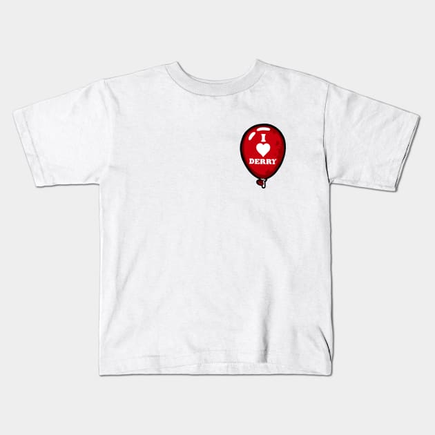 Derry Ballon IT Kids T-Shirt by HeichousArt